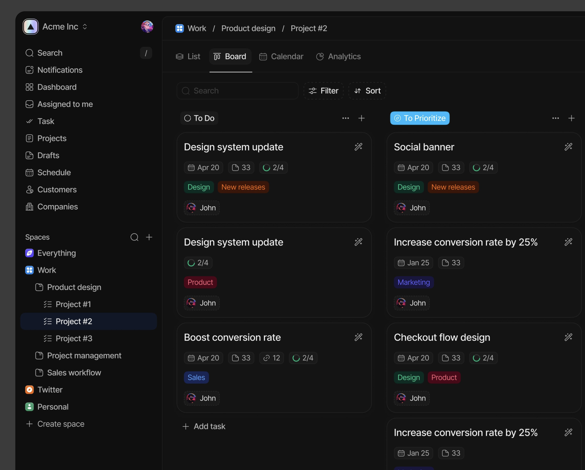 Task Priority